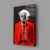 Albert Einstein’ın Renki Dünyası Cam Tablo || Tasarımcı Koleksiyonu