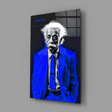 Albert Einstein’ın Renki Dünyası Cam Tablo || Tasarımcı Koleksiyonu
