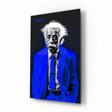 Albert Einstein’ın Renki Dünyası Cam Tablo || Tasarımcı Koleksiyonu