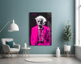 Albert Einstein’ın Renki Dünyası Cam Tablo || Tasarımcı Koleksiyonu