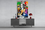 Mona Lisa: Pop Art Mayhem Glass Wall Art || Designer Collection