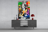 Mona Lisa: Pop Art Mayhem Glass Wall Art || Designer Collection