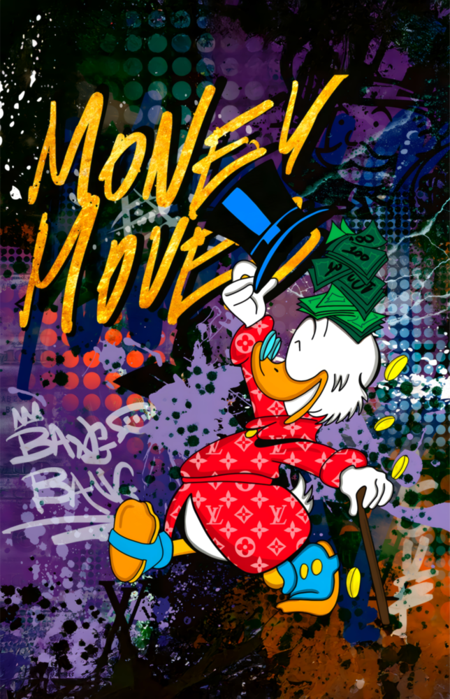 MONEY MOVE: Lüks Ördek Cam Tablo || Tasarımcı Koleksiyonu