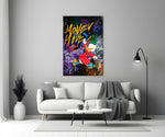 MONEY MOVE: Luxury Duck Glass Wall Art || Designer Collection