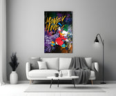 MONEY MOVE: Luxury Duck Glass Wall Art || Designer Collection