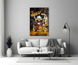 Owner of the World: Urban Billionaire Glass Wall Art || Designer Collection