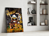 Owner of the World: Urban Billionaire Glass Wall Art || Designer Collection