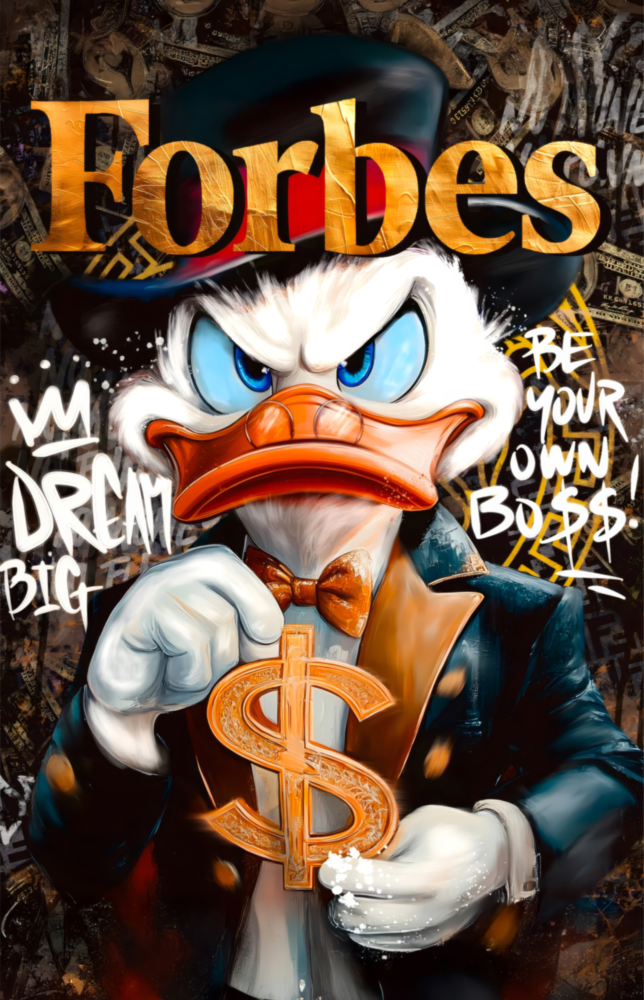 Money Boss Cam Tablo || Tasarımcı Koleksiyonu