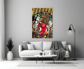 Unpretentious Luxury and Labor Glass Wall Art || Designer Collection