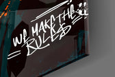 Tommy Shelby The Ruleless Boss Glass Wall Art || Designer Collection