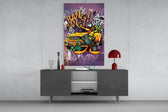 Daffy Luxury and Speed Glass Wall Art || Designer Collection
