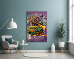 Daffy Luxury and Speed Glass Wall Art || Designer Collection