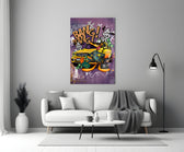 Daffy Luxury and Speed Glass Wall Art || Designer Collection