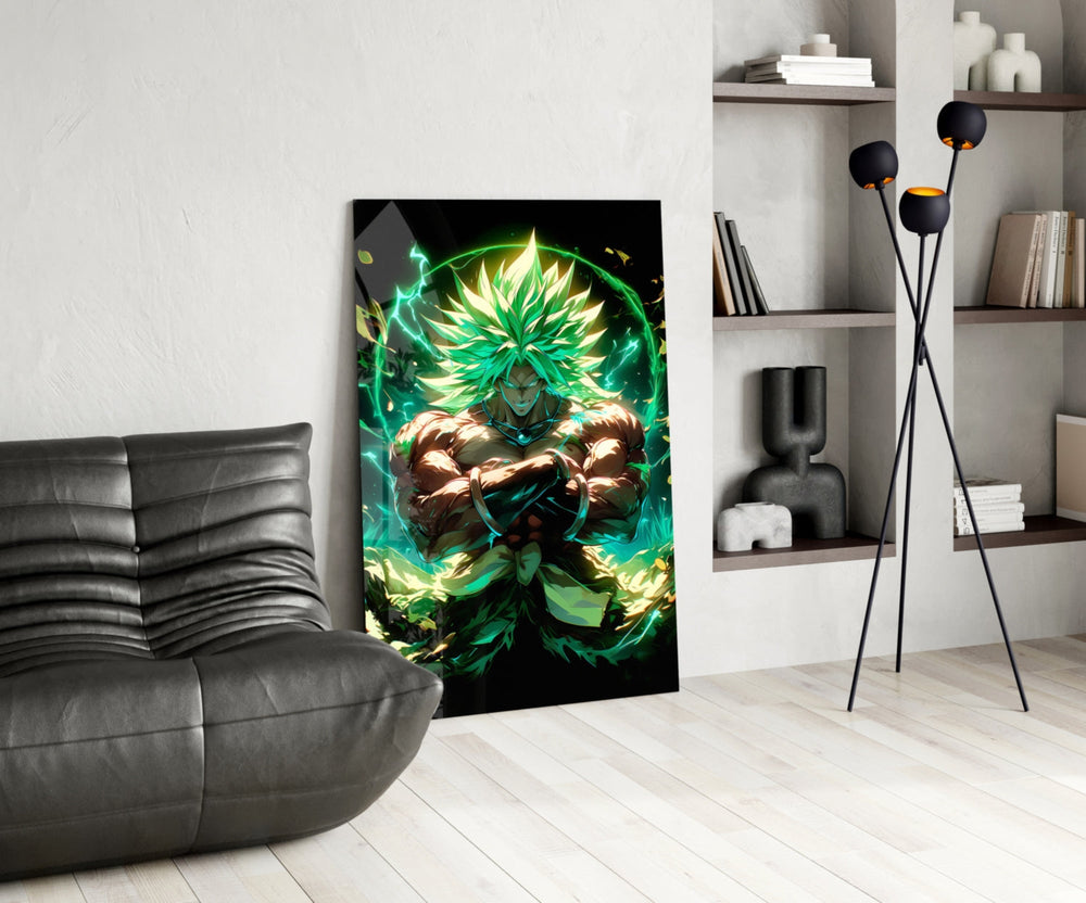 Efsanevi Altın Savaşçı Cam Tablo || Tasarımcı Koleksiyonu