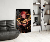 Sand King Gaara Glass Wall Art || Designer Collection