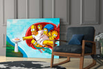 Homer's Genesis Glass Wall Art || Designer Collection