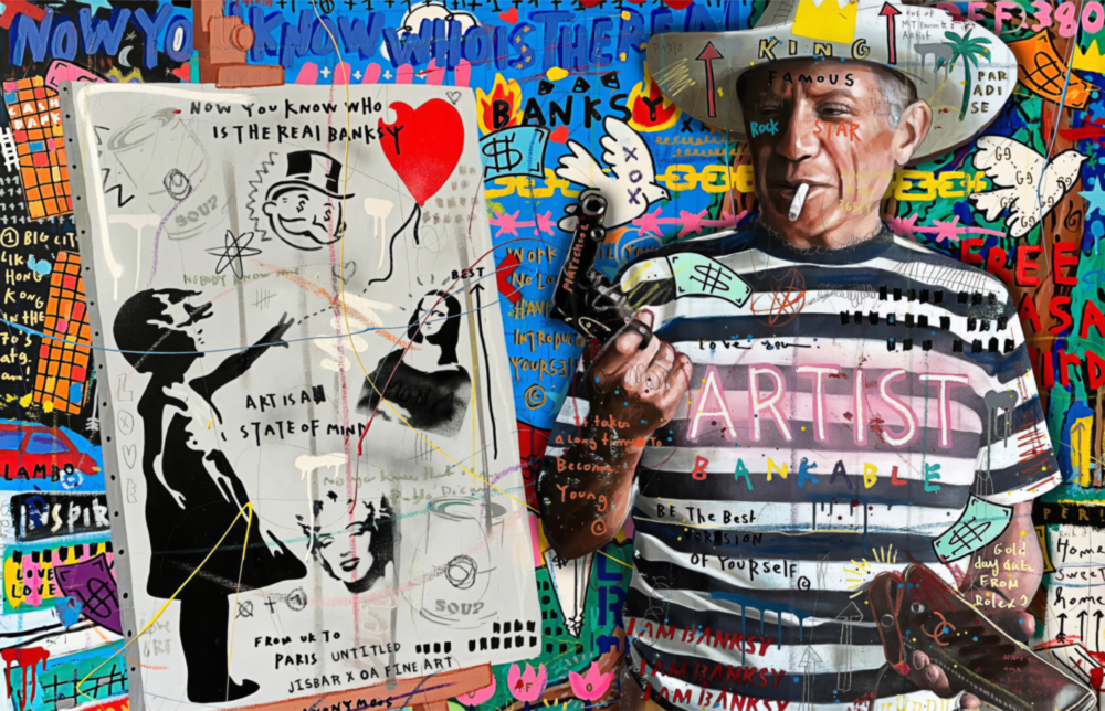 Banksy'nin Picaso'su Cam Tablo || Tasarımcı Koleksiyonu