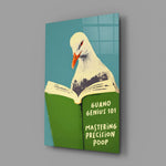 Seagull Science Glass Wall Art || Designer Collection