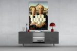 American Nightmare Glass Wall Art || Designer Collection