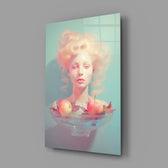 Apple Tranquility Glass Wall Art || Designer Collection