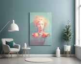 Apple Tranquility Glass Wall Art || Designer Collection
