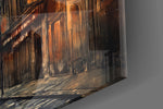 Galata Street Glass Wall Art || Designer Collection