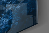 Blue Deer Glass Wall Art || Designer Collection