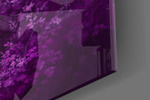 Purple Deer Glass Wall Art || Designer Collection