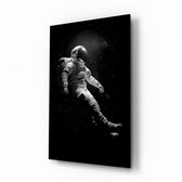 Loneliness in Space Glass Wall Art || Designer Collection