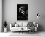 Loneliness in Space Glass Wall Art || Designer Collection