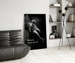 Loneliness in Space Glass Wall Art || Designer Collection