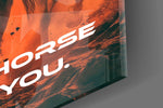 Cowboy Empire Glass Wall Art || Designer Collection