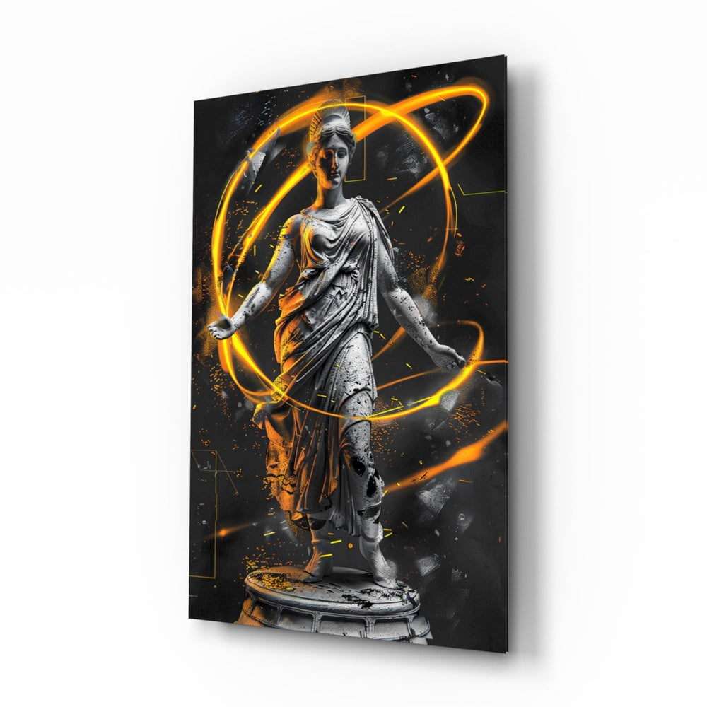 Neon Venus Glass Wall Art || Designer Collection