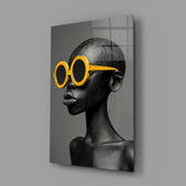 Faces of Colors Glass Wall Art || Designer Collection
