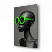 Faces of Colors Glass Wall Art || Designer Collection