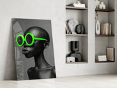 Faces of Colors Glass Wall Art || Designer Collection