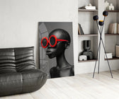 Faces of Colors Glass Wall Art || Designer Collection