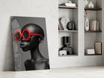 Faces of Colors Glass Wall Art || Designer Collection