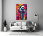 Colorful Nightmare Glass Wall Art || Designer Collection