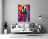 Colorful Nightmare Glass Wall Art || Designer Collection