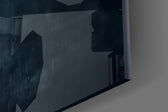 Red Moon Rising Glass Wall Art || Designer Collection