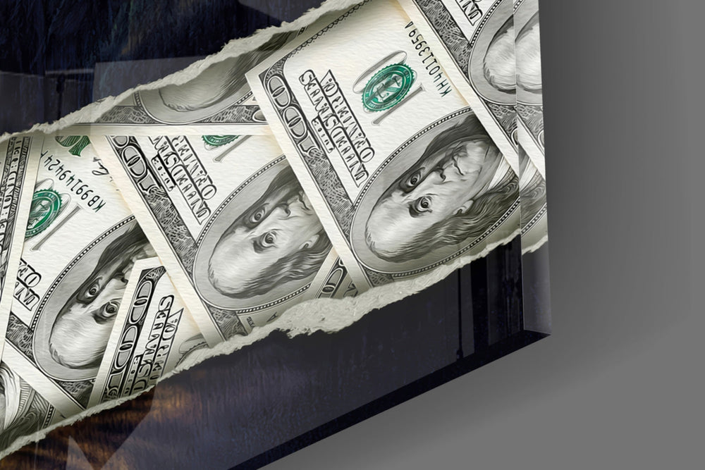 Modern Mona Lisa Glass Wall Art || Designer Collection
