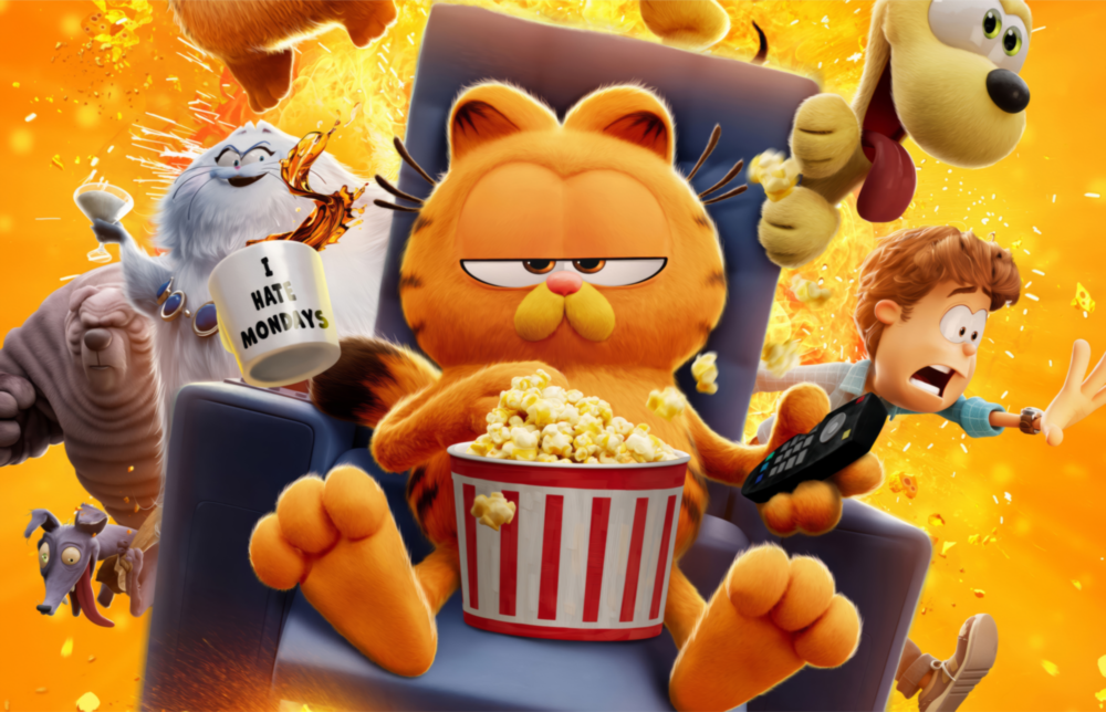 Garfield: Tembellik Günü Cam Tablo || Tasarımcı Koleksiyonu