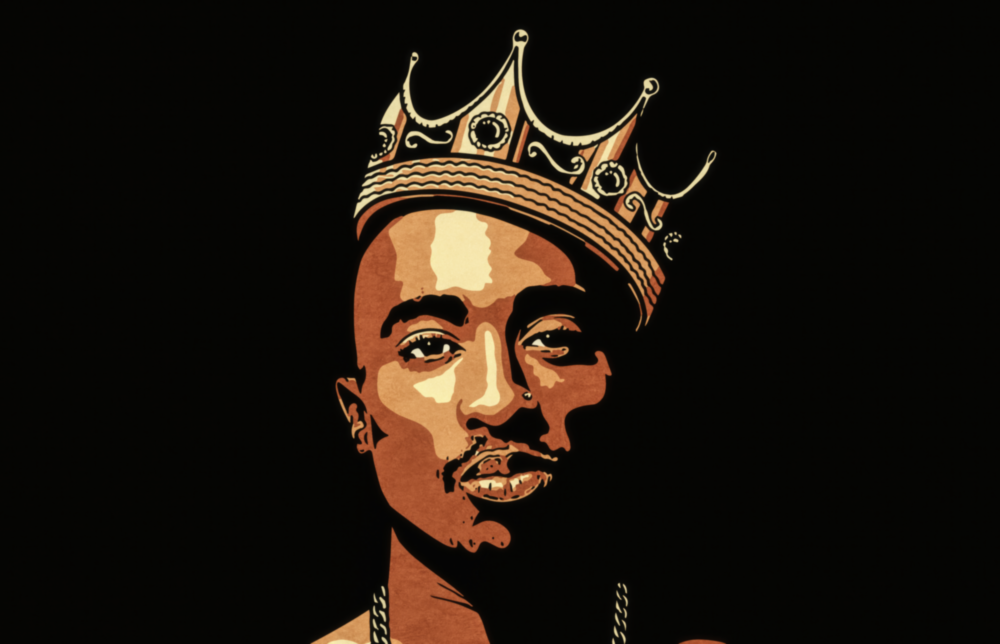 Tupac Shakur Cam Tablo