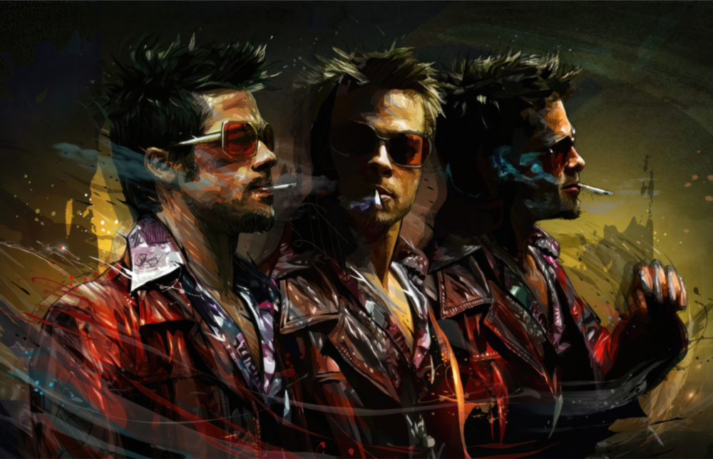 Dövüş Kulübü-Tyler Durden Cam Tablo