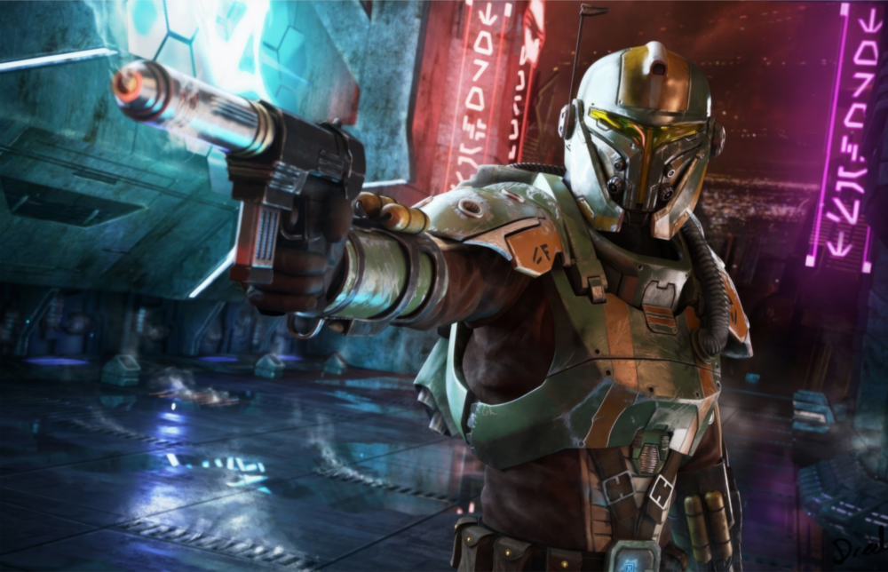 Mandalorian - Eski Cumhuriyet Cam Tablo