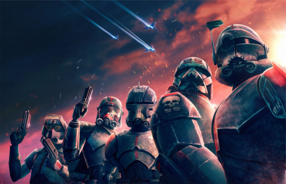 Star Wars Bad Batch Cam Tablo