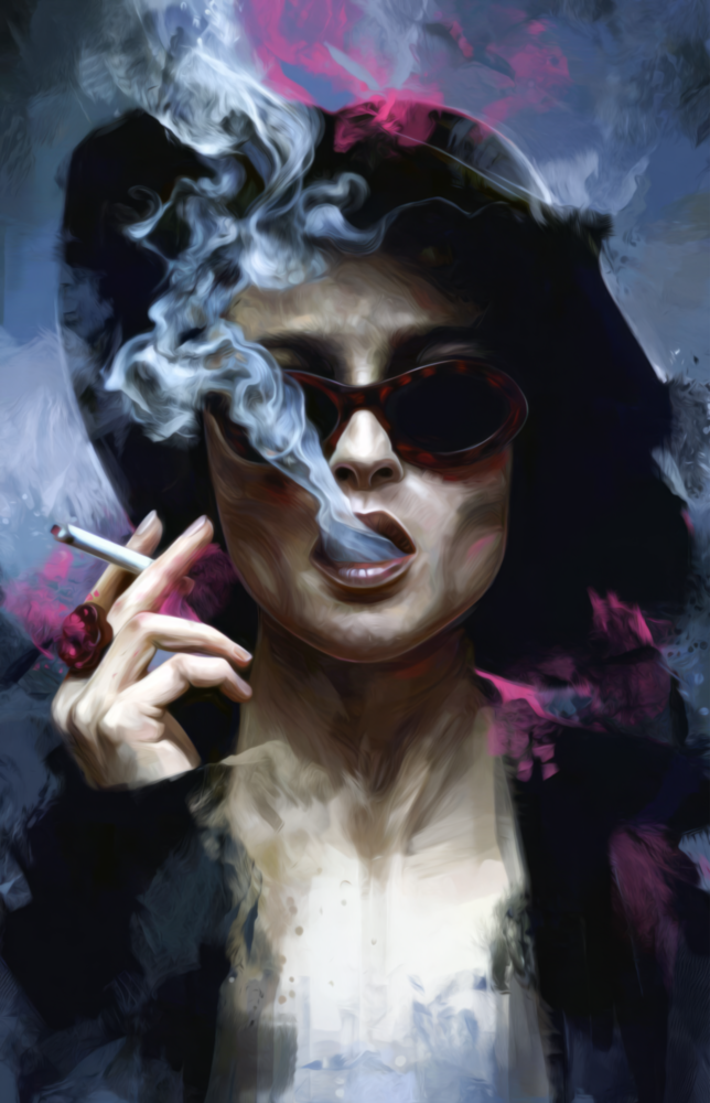 Marla Şarkıcı Cam Tablo