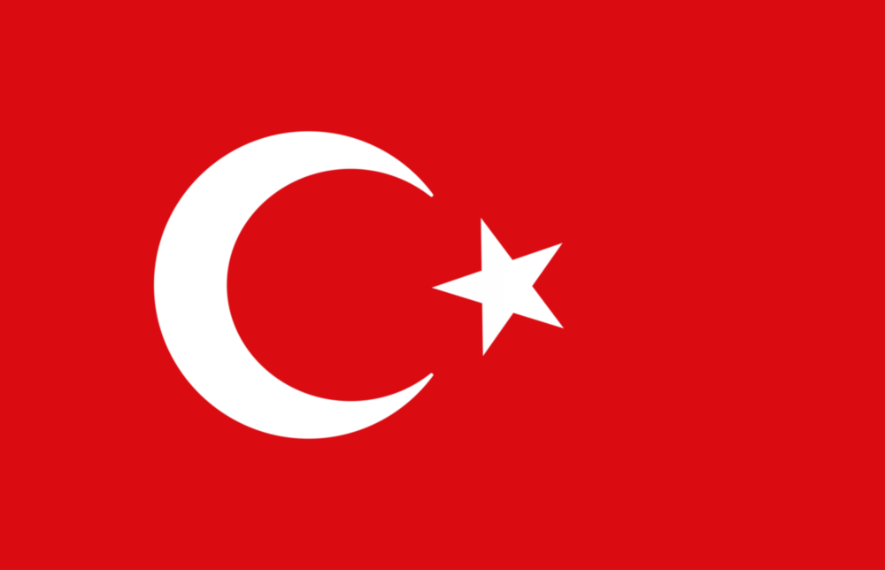 Türk Bayrağı Cam Tablo