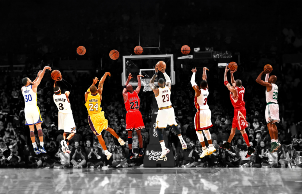 NBA All Starları Cam Tablo